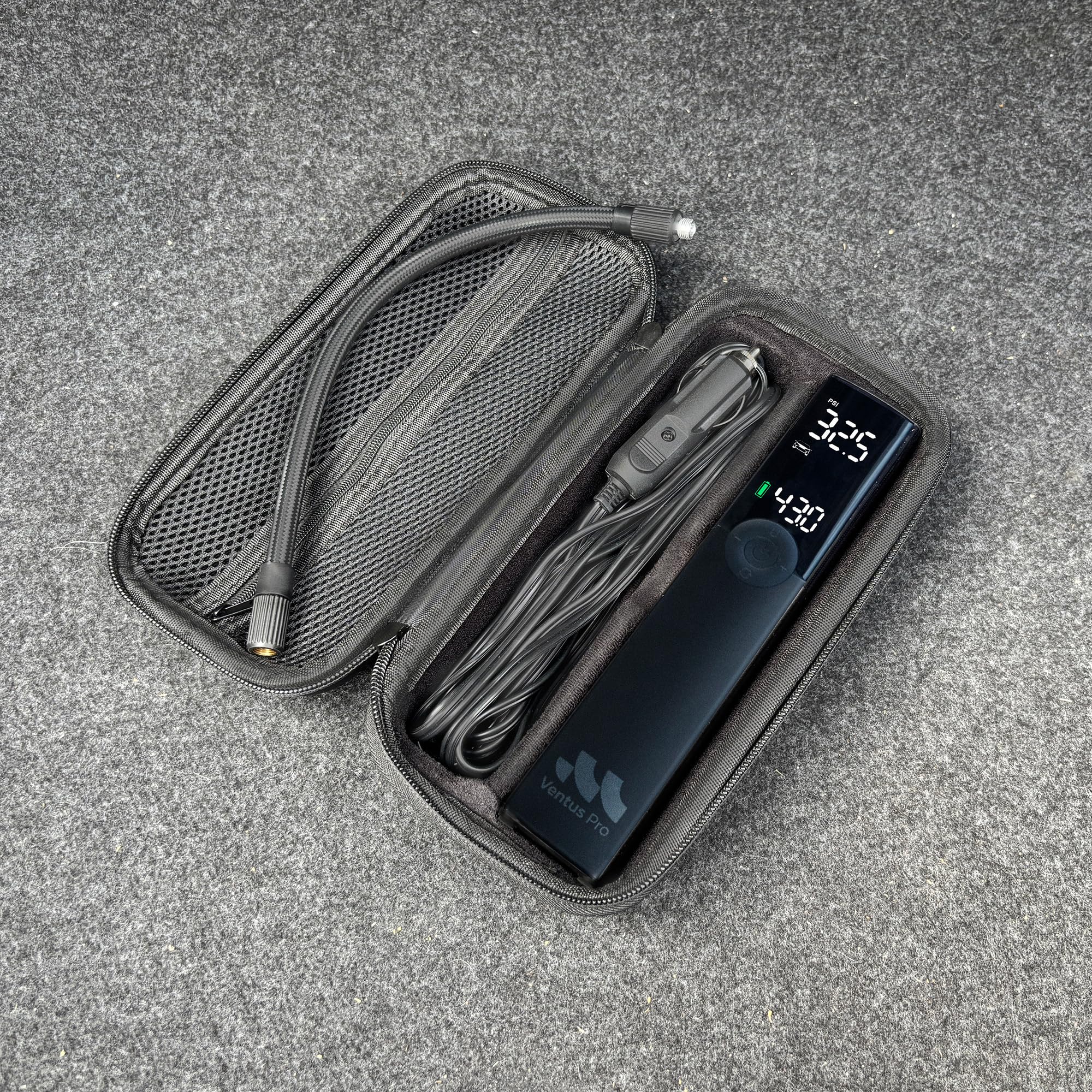 Woowind Sac portable, compatible avec compresseur d'air, gonfleur de pneu pour embouts de tuyau, pompe à pneu de voiture sans fil, sac de voyage Ventus Pro (Ventus Pro non inclus)