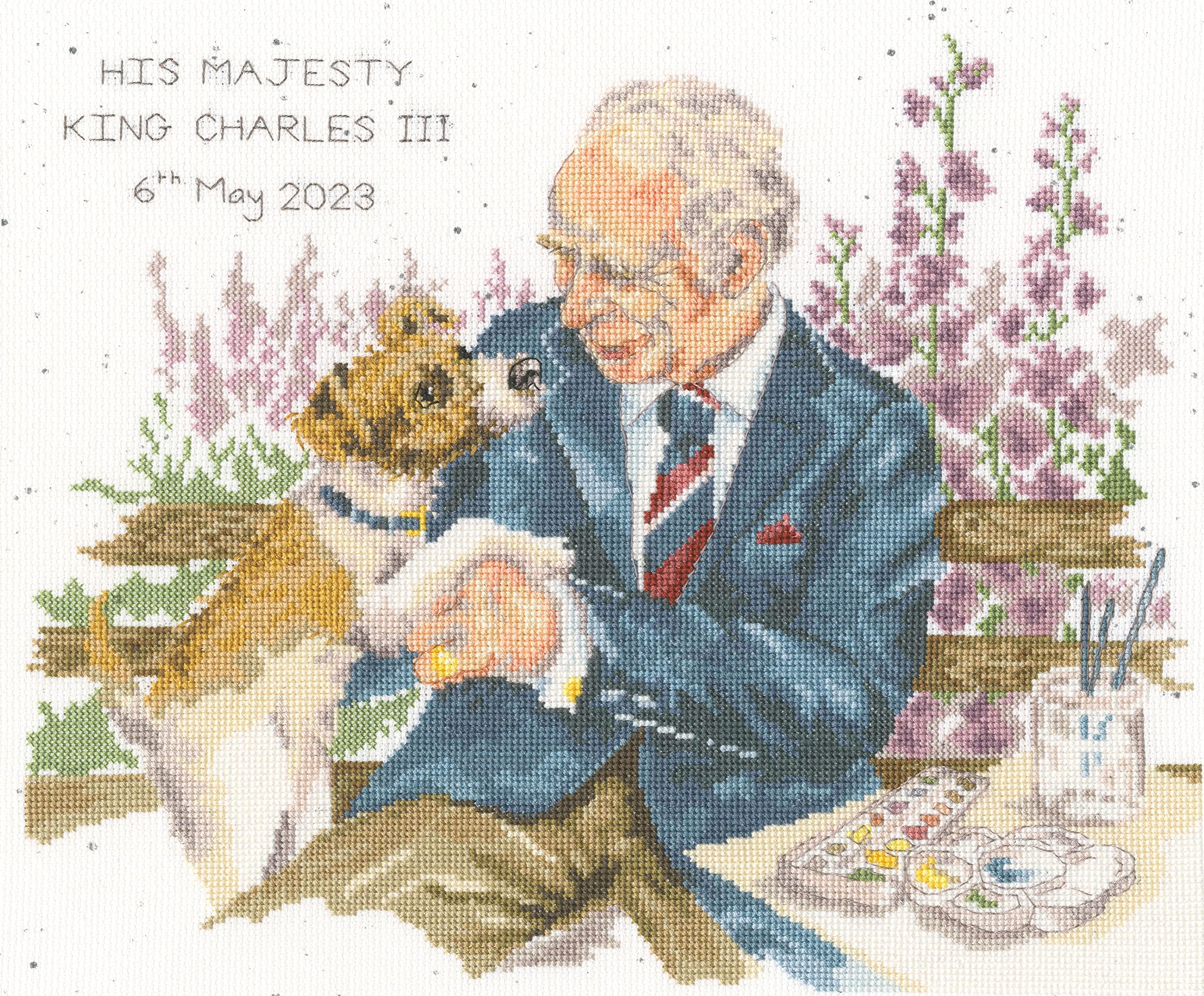 Bothy Threads Counted Cross Stitch Kit - His Majesty The King