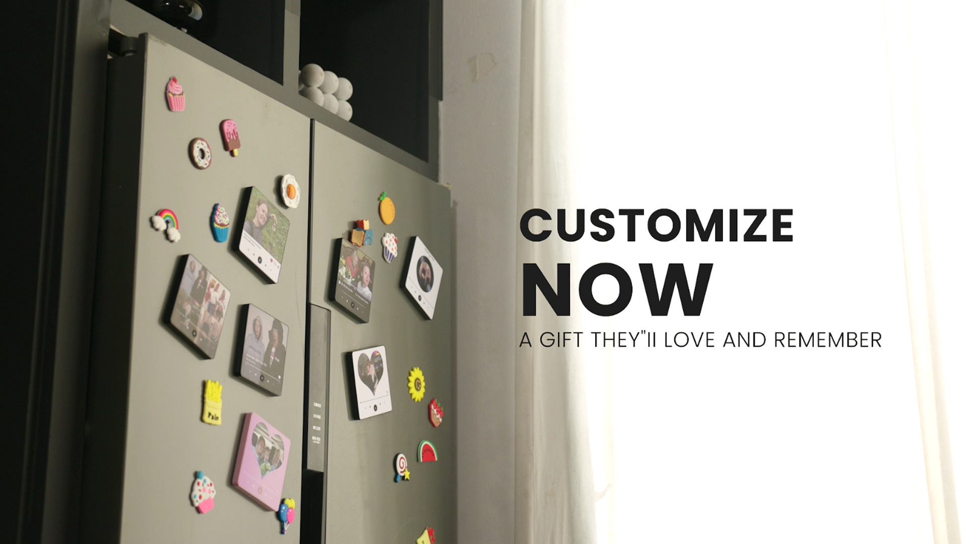 Imán Musical Personalizado para Refrigerador para Parejas miniatura 7