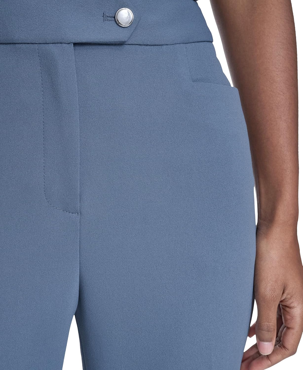 Calvin Klein Women's Pleated High Waisted Modern Fit Pant