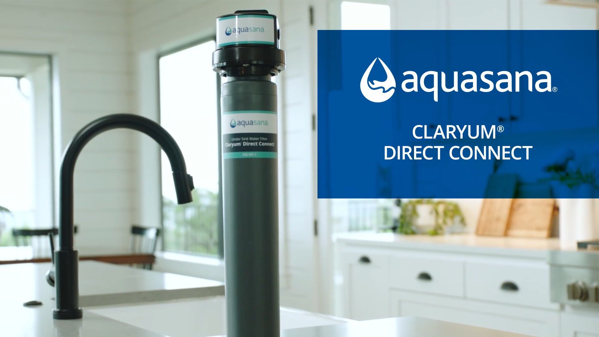 Aquasana Water Filter for Sink Faucet | Reduces 99% of 78
