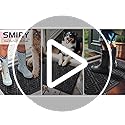 Smiry Front Door Mat Outside Entrance, Heavy Duty Natural Rubber Doormat, Trap Dirt and Moisture Easy Clean Low Profile Patio Porch Welcome Floor Mats for Entry, 59x23 Inch, Grey