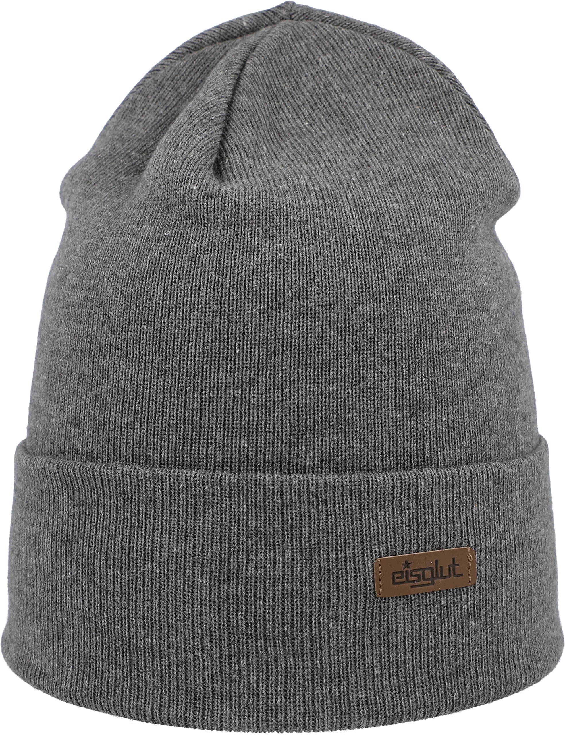 Eisglut Toni Cotton Kids Hat, boys, Cap, 20103K, Grey Mel., S 55-56cm