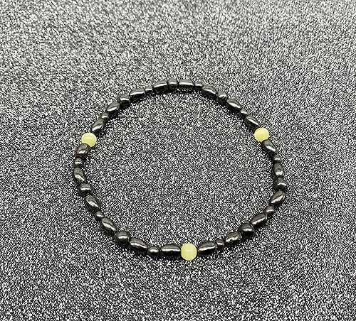 Miniatura 9 de Drkao Paquete de 2 tobilleras magnéticas de color azul para mujer, soporte para el sistema inmunológico, terapia magnética para aliviar el estrés y