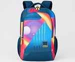 American Tourister Quad 3.0 Style 01 | 33.5L Backpack | School Bag | 3 Compartments | School & College Backpack for Girls and Boys | Spacious Interiors | Legion Blue | 1 Yr Global Warranty