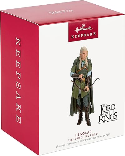 Miniatura 3 de Hallmark Keepsake Christmas Ornament 2023, The Lord of the Rings Legolas, Sci-Fi Gifts