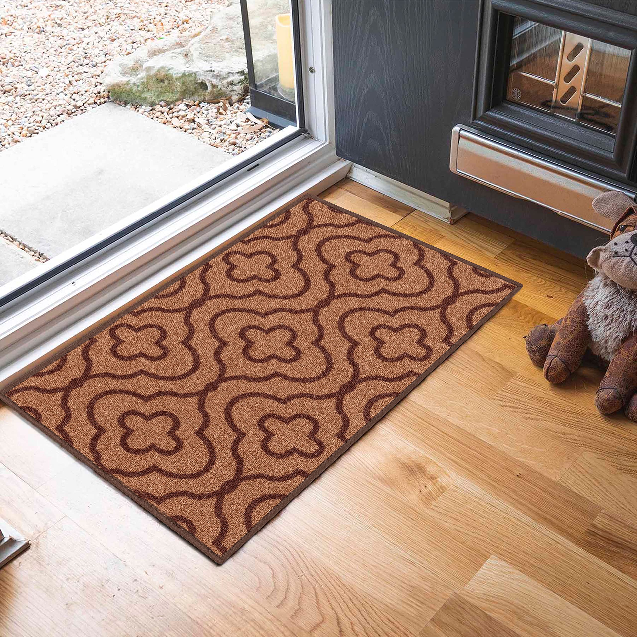 Washable Door Mat Kitchen Mats Non Slip Geometrical Design Hall Runner- Indoor Door Mat - Hallway-Passage Corridor Doormats - Floor Mat — view 59