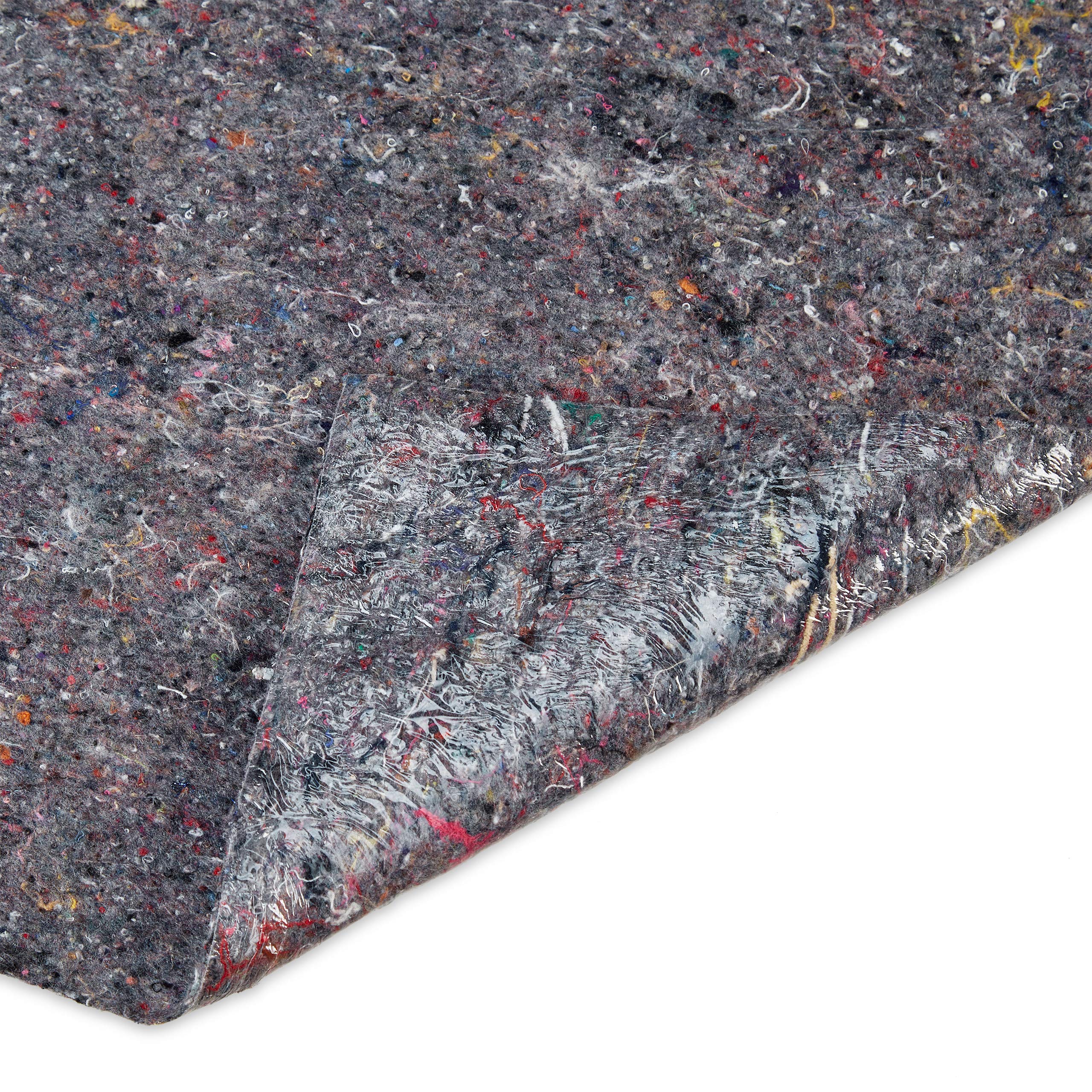 relaxdays Telo Copritutto da Imbianchino, 1x50 m=50m², Antiscivolo, Idrorepellente, 180g/m², Pittura e Trasloco, Grigio