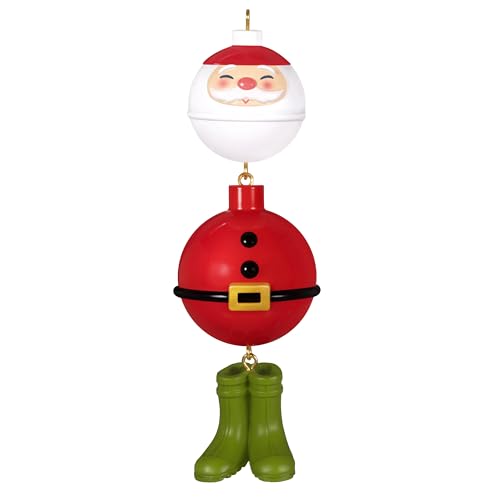 Hallmark Keepsake Christmas Ornament 2025, Hooked on Santa, Outdoors Gifts