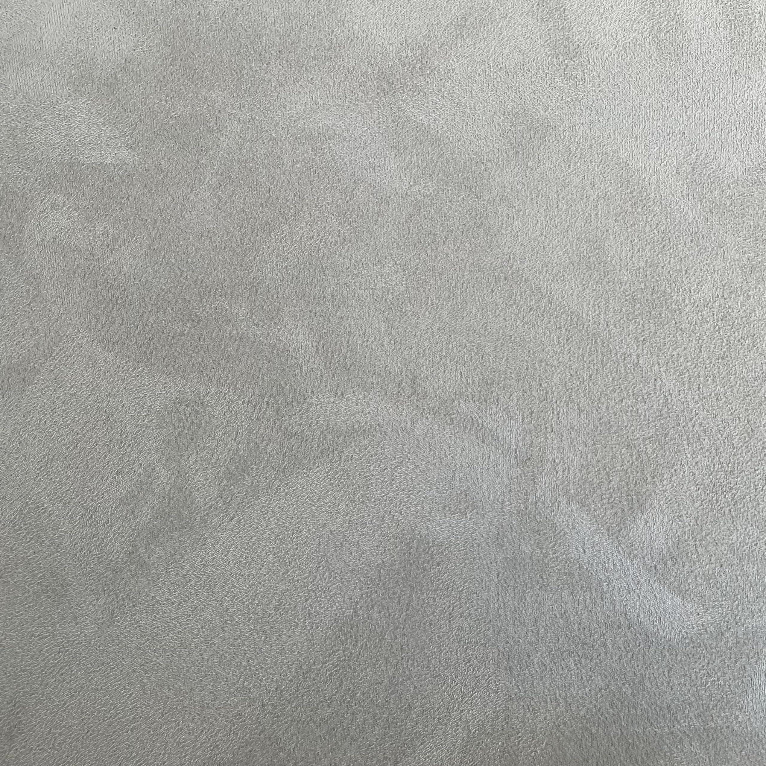 Tissu ciel de toit voiture velours foamisé extensible type Alcantara/Suédine – Gris Clair – 2 m x 145 cm – Épaisseur 3,5 mm