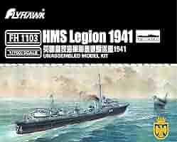 フライホークモデル 1/700 イギリス海軍 HMS L級驅逐艦 リージョン 1941 プラモデル 中古】フライホークモデル 1/700 イギリス海軍 HMS L級驅逐艦