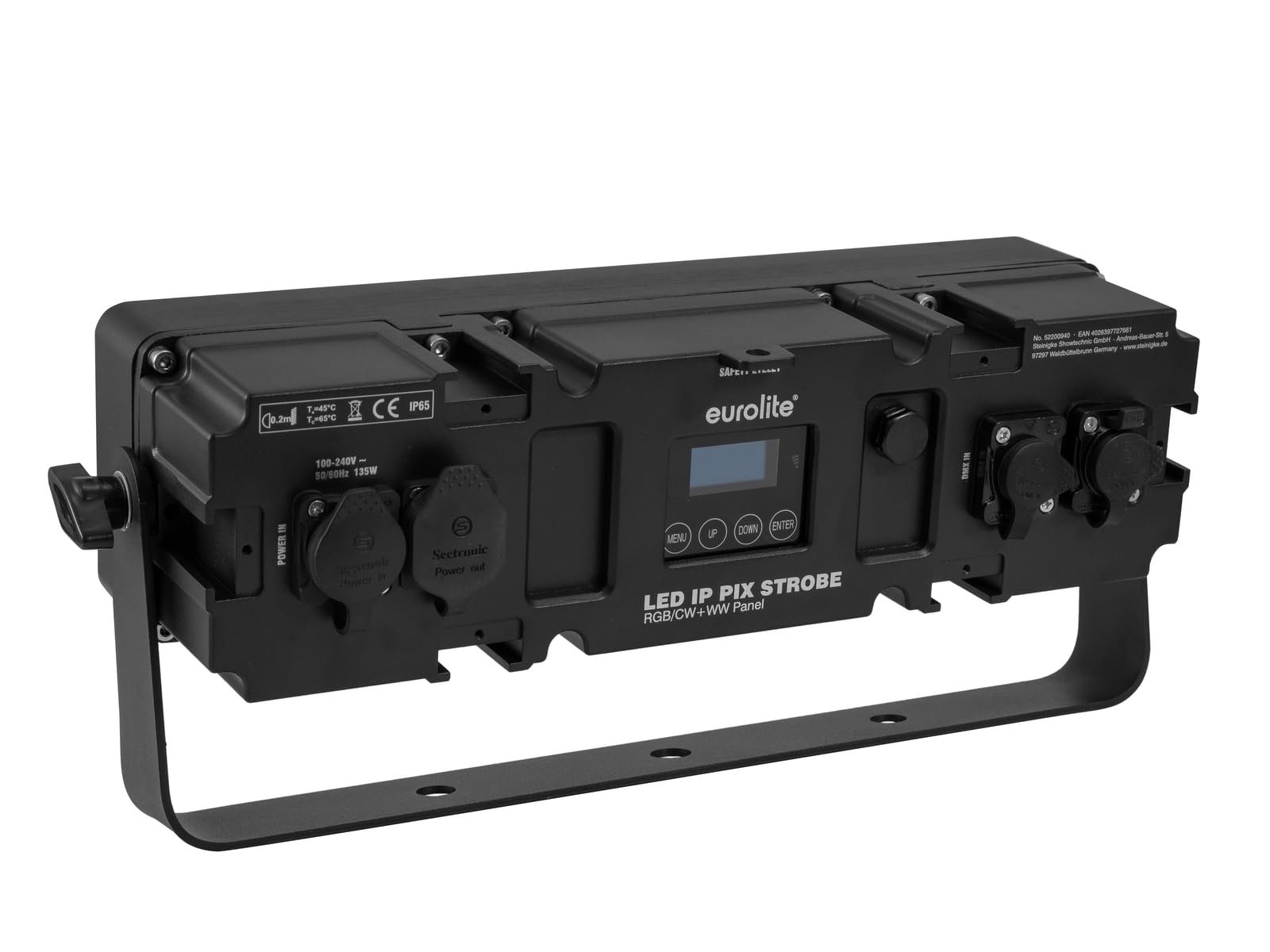 EUROLITE LED IP PIX Strobe RGB CW+WW | Outdoor-Scheinwerfer (IP65) für Stroboskop-, Ambient- und Animationseffekte
