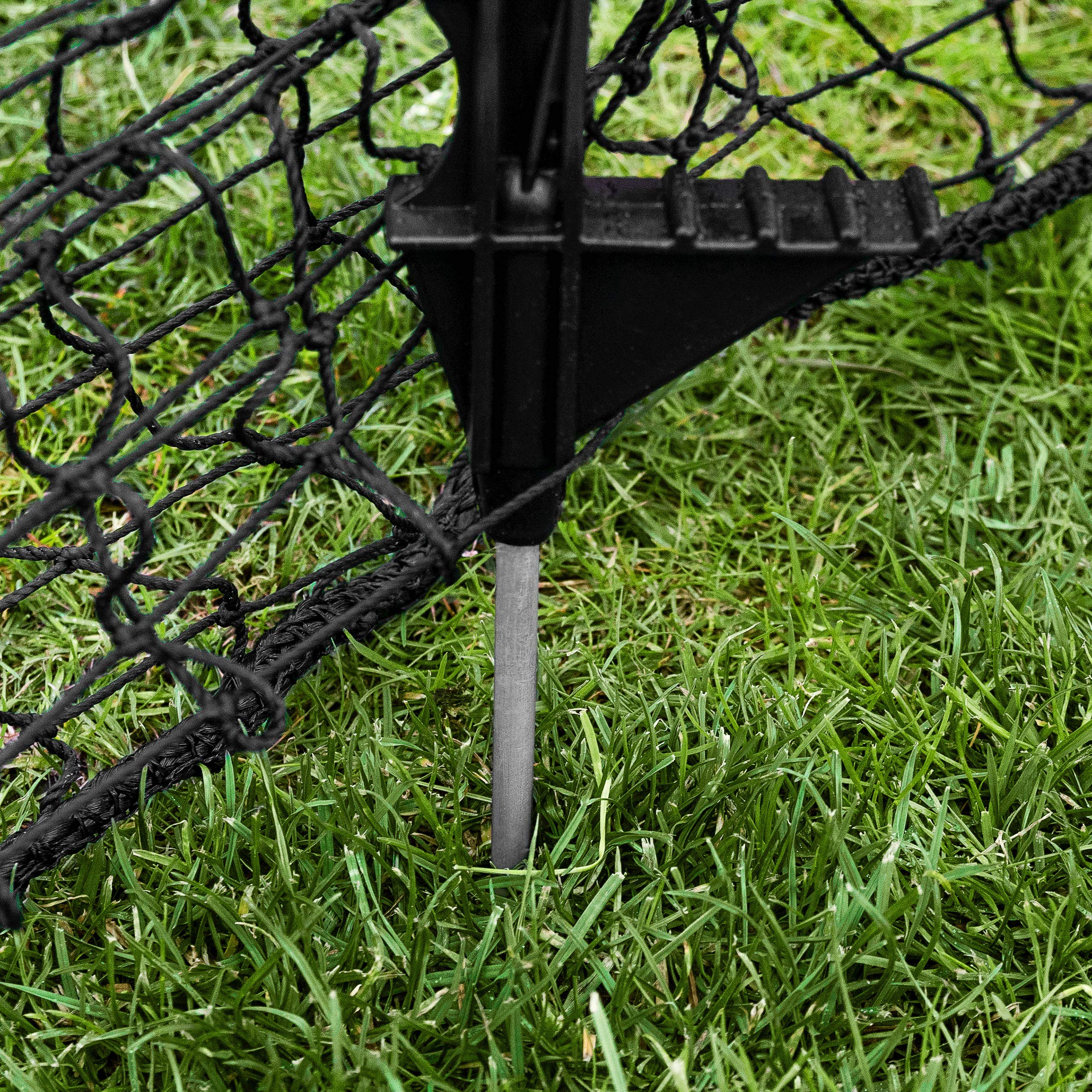 Cricket Ball Stop Net Backyard Backstop Netting [62ft x 3ft Post and