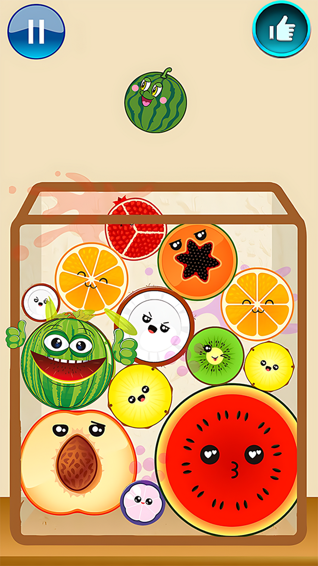 Big Suika Watermelon Merge 2024 Big Suika Watermelon Fruit Drop