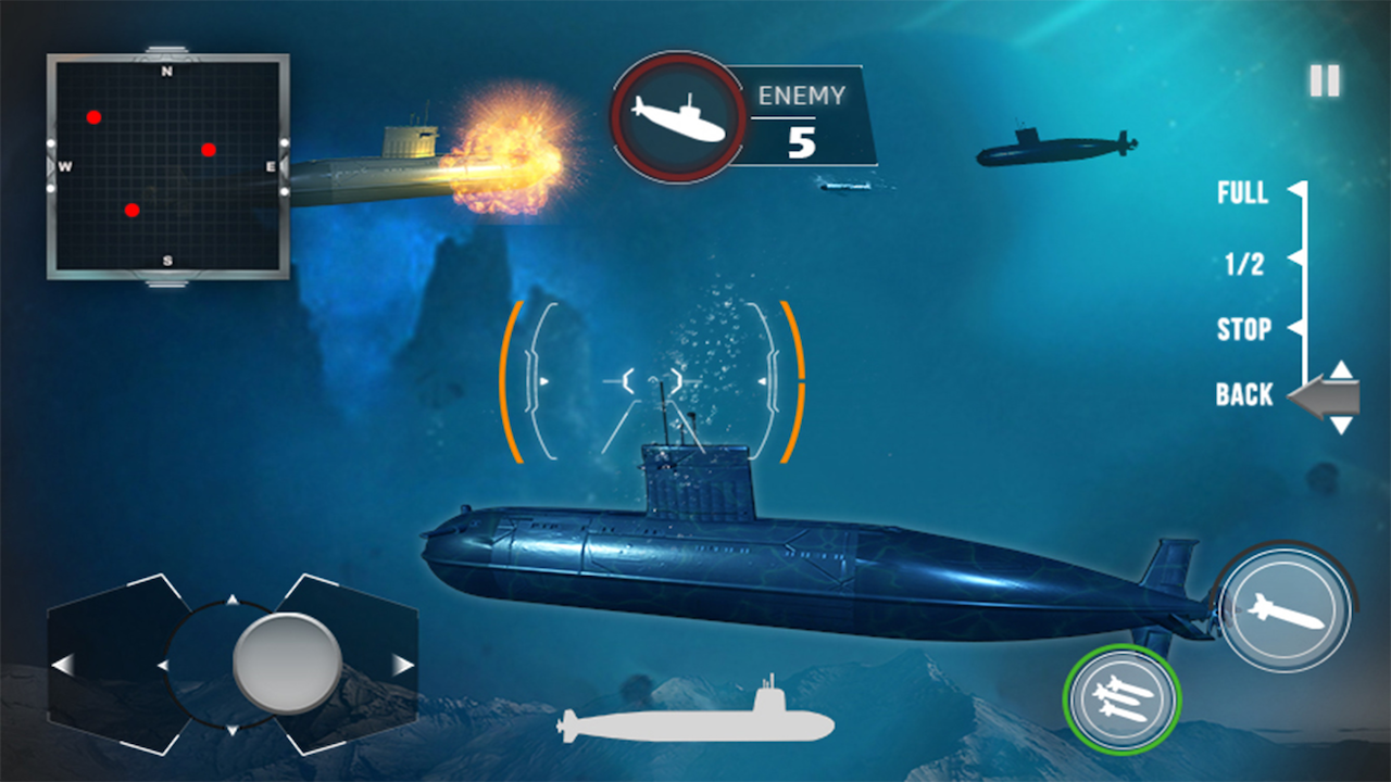 Naval Submarine War Zone App on Amazon Appstore