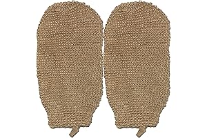 Exquisite Garshana Gloves: Pure Raw Silk Massage Mittens for Radiant Skin