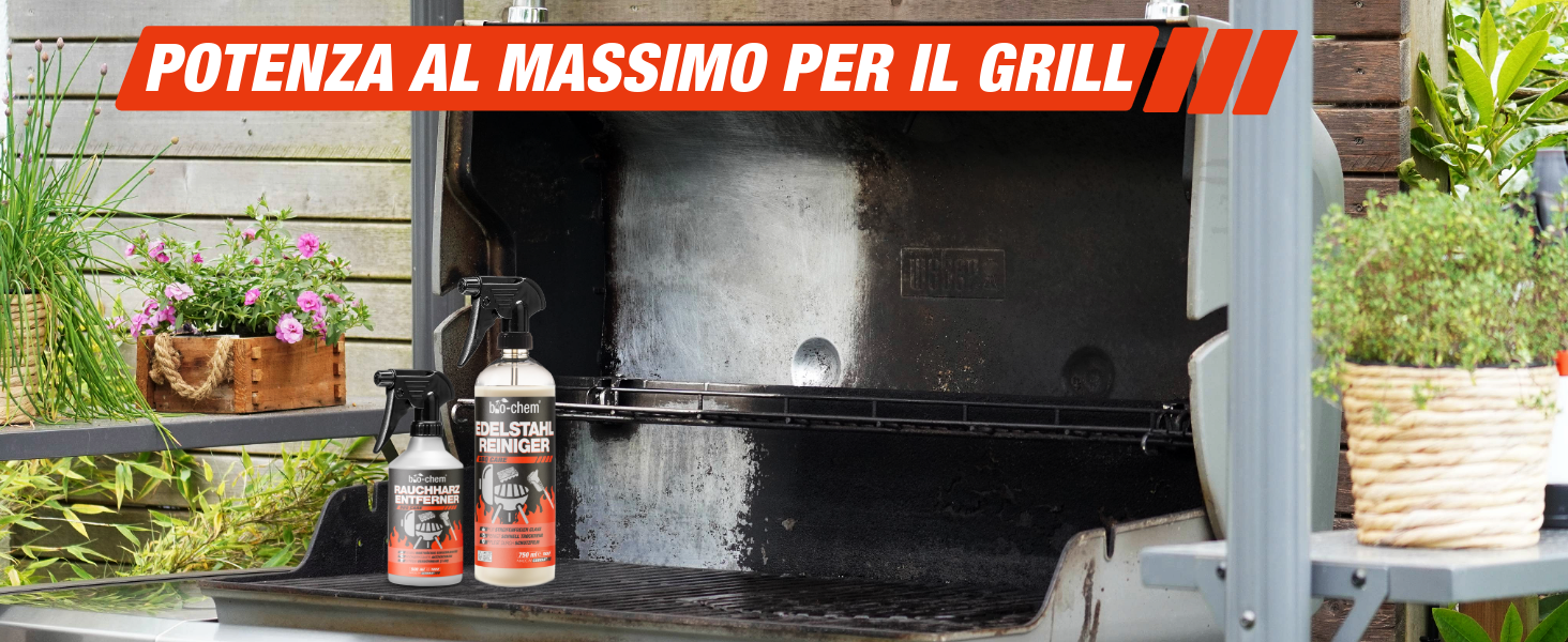 Set Pulizia Barbecue Bio-Chem - 5 Prodotti Per Grill E Inox - Foto 9