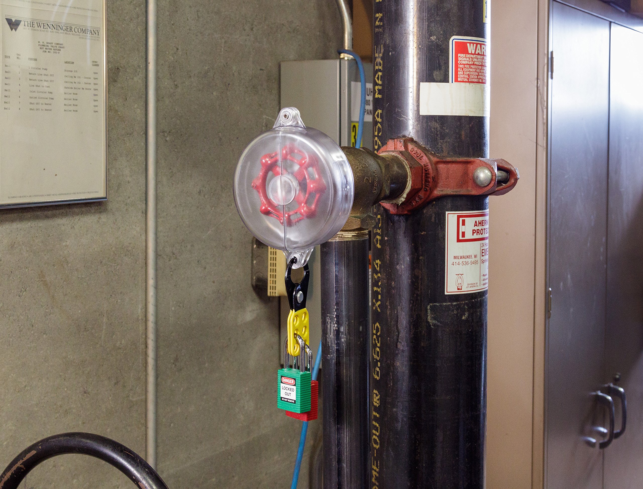 Brady 145581 Gate Valve Lockout Device, 3.1