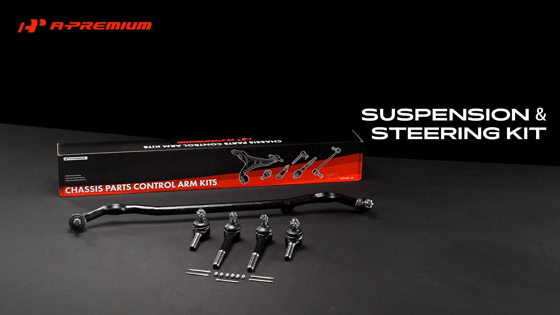 Tie Outer & Inner Front 5, of Set A-Premium となりのRJ Rod Steering Ends, ドッグフード