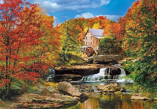 Miniatura 2 de Clementoni Collection-Glade Creek Grist Mill-2000 Piece Adult Jigsaw Puzzle, Made in Italy, Multicoloured, 32574