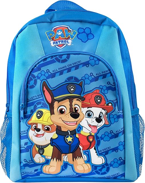 Paw Patrol Boys Backpack Chase Marshal Rubble
