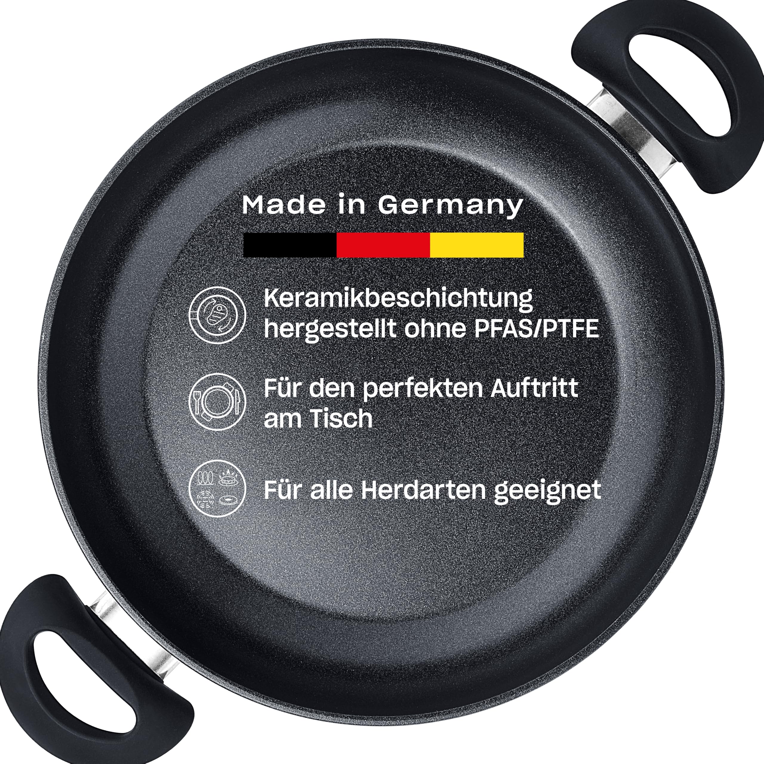 Fissler Essential, poêle de service 28 cm, aluminium, antiadhésive