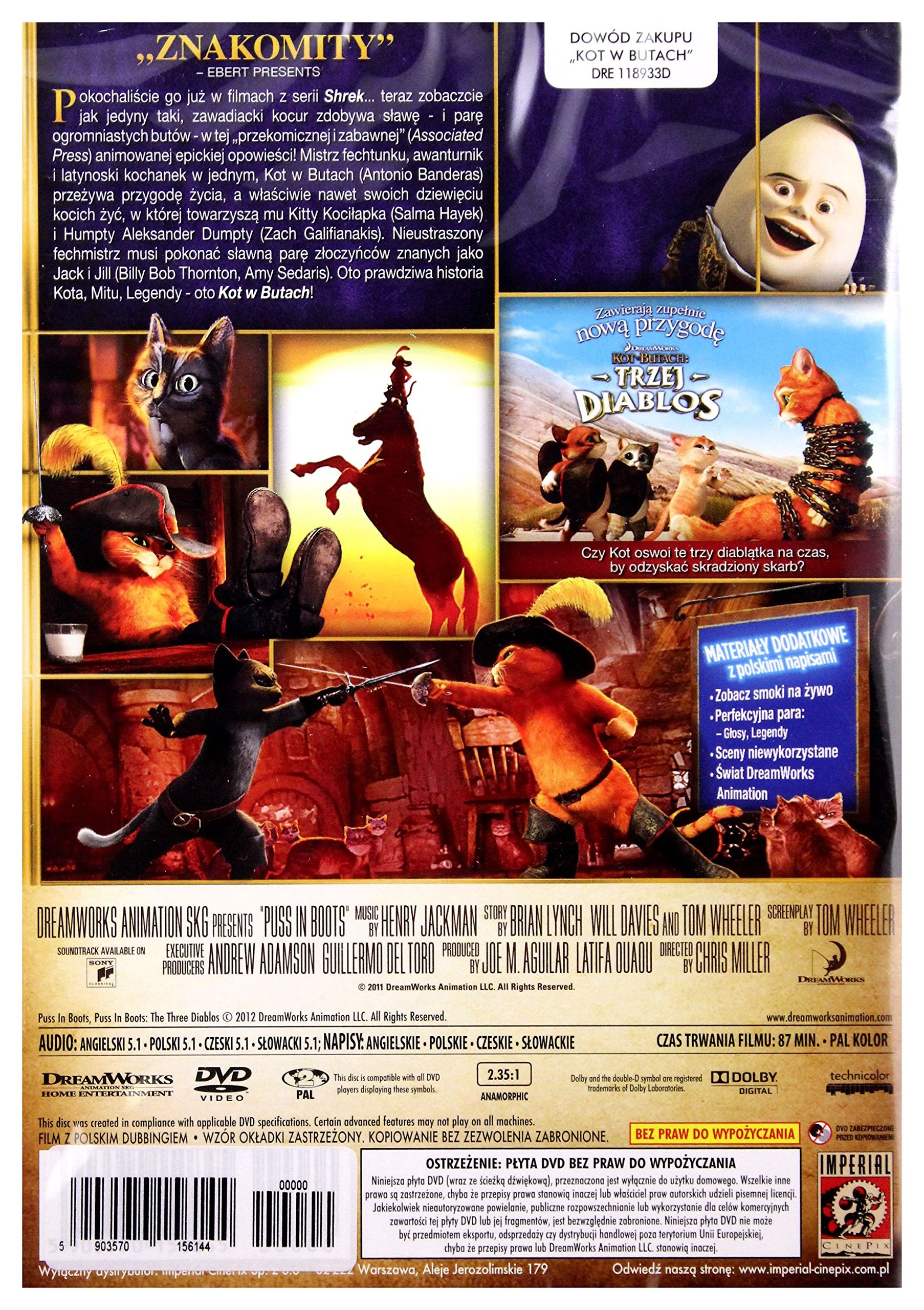 Puss In Boots [DVD] (IMPORT) (Nessuna versione italiana)