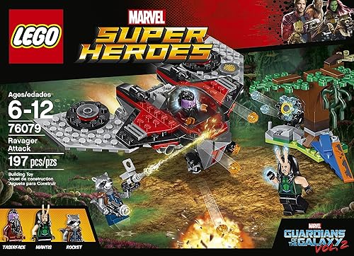 Vista 2 de LEGO Marvel Super Heroes Ravager Attack 76079 superhéroe Juguete