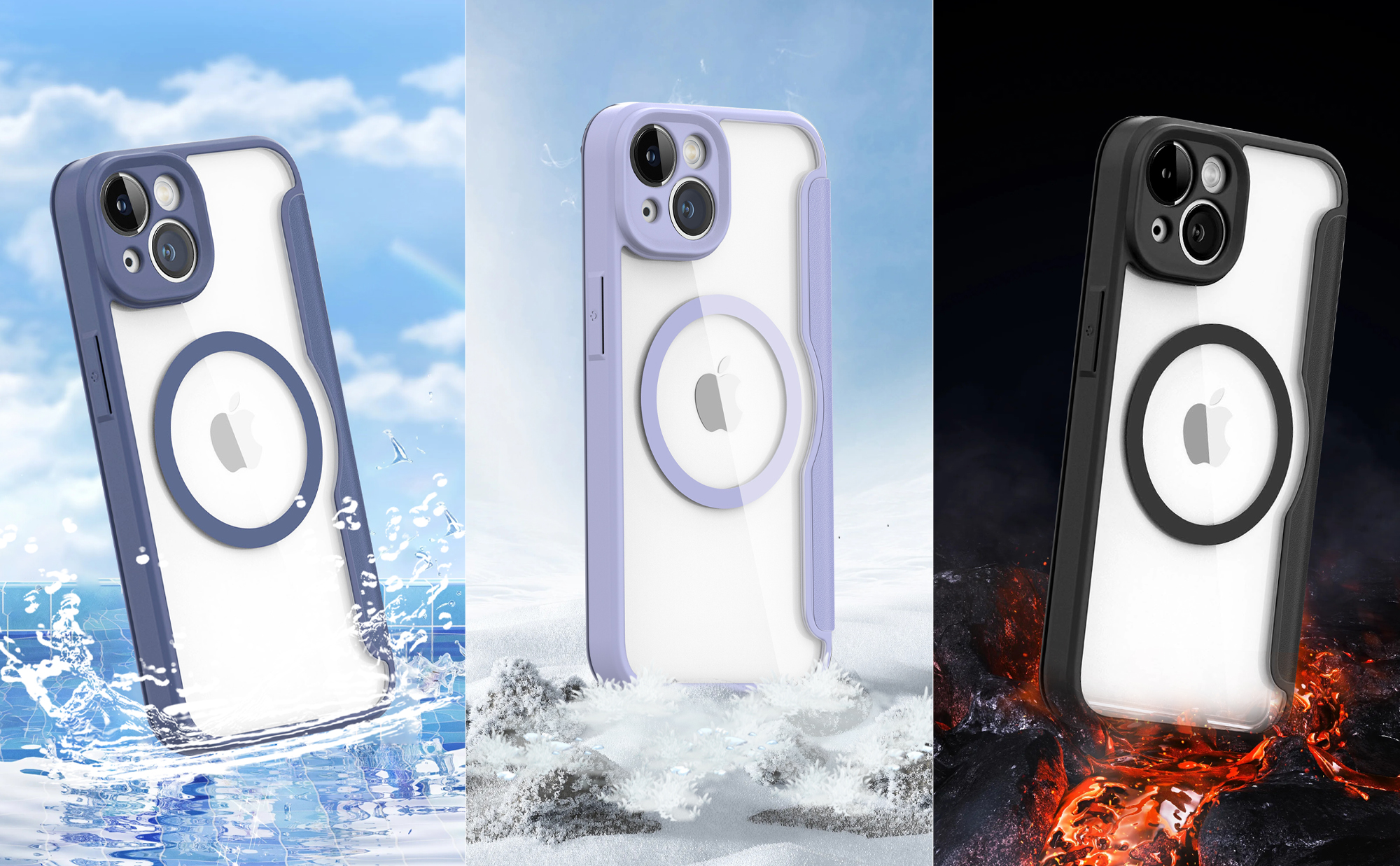 Amazon.co.jp: NODALA iPhone 14/iPhone 13 用 ケース 手帳型 背面