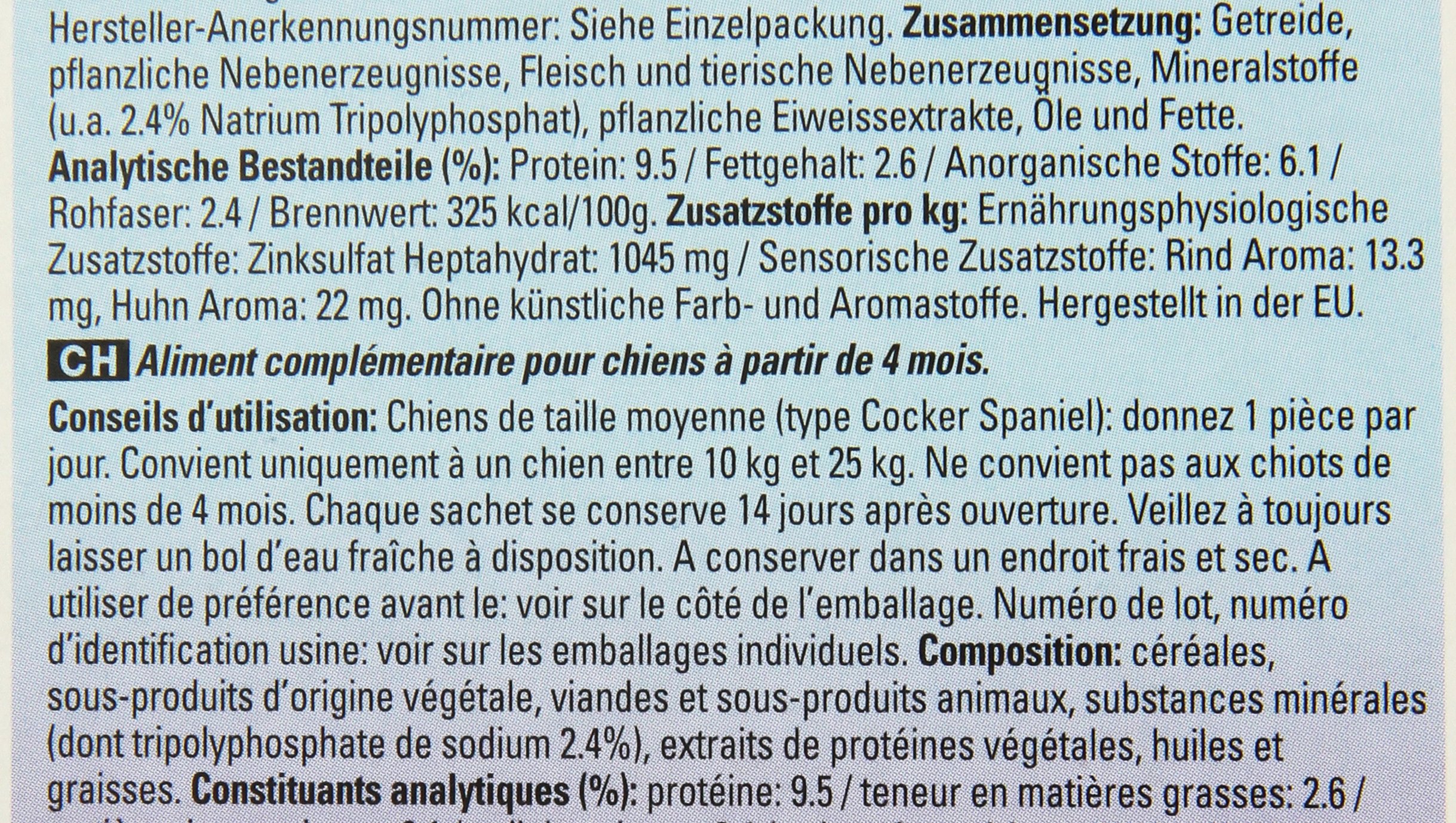 Pedigree Dentastic Lot de 28 friandises pour Chiens de Taille Moyenne de 10 à 25 kg 720 g