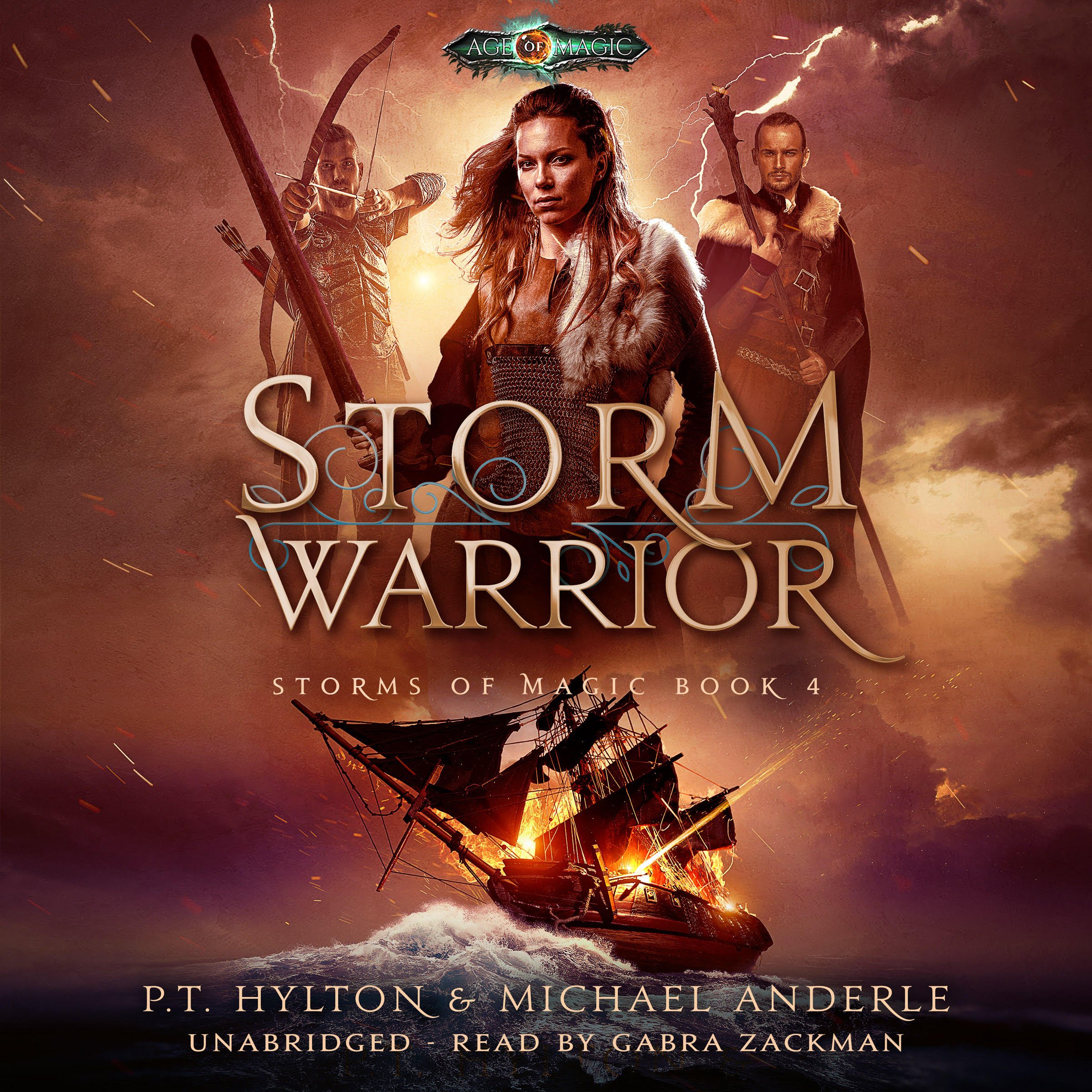 Cover art for Storm Warrior: Age of Magic - a Kurtherian Gambit Series