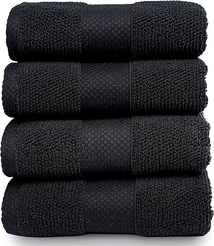 Maura Toallas de mano de alta calidad, 100 % algodón, 16 x 30 pulgadas, ultra absorbentes, de secado rápido, suaves, para baño, toallas de mano