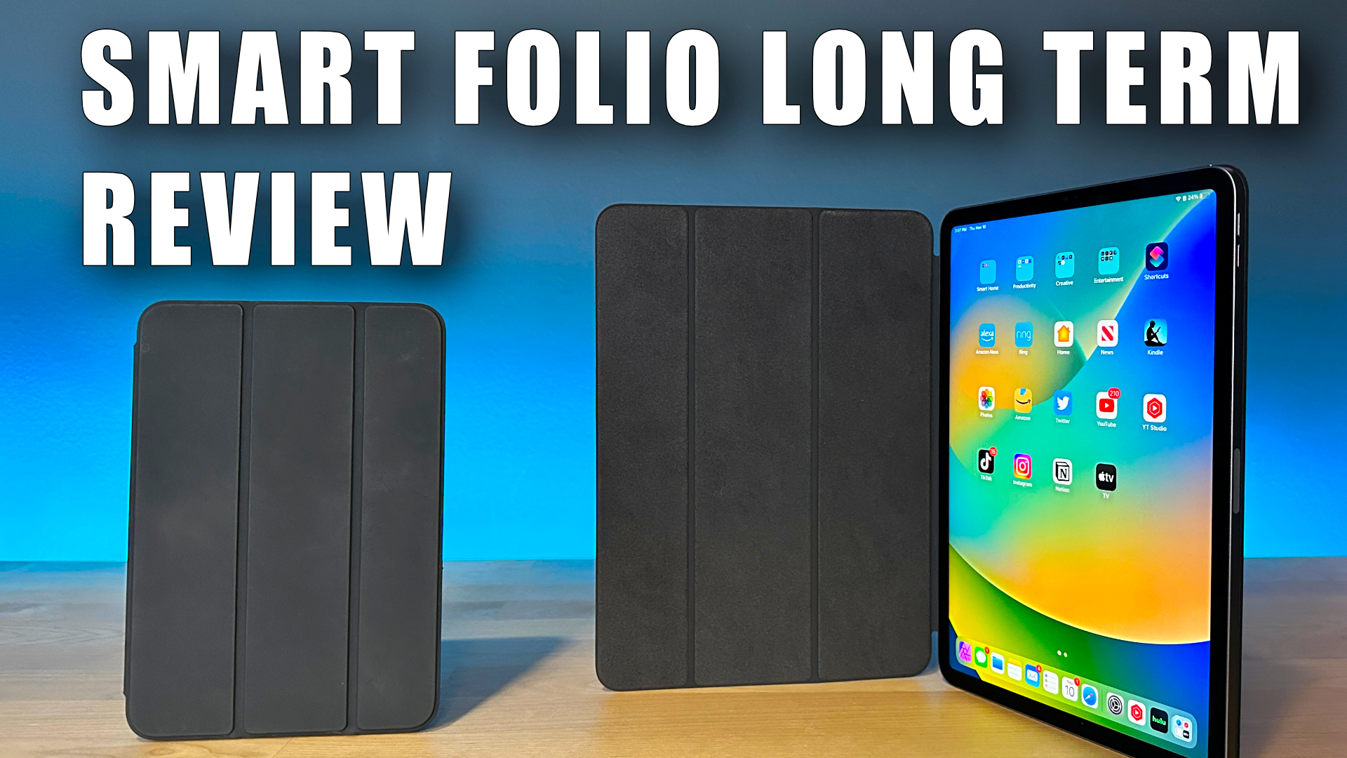 Watch Apple Smart Folio Long Term Review on Amazon Live