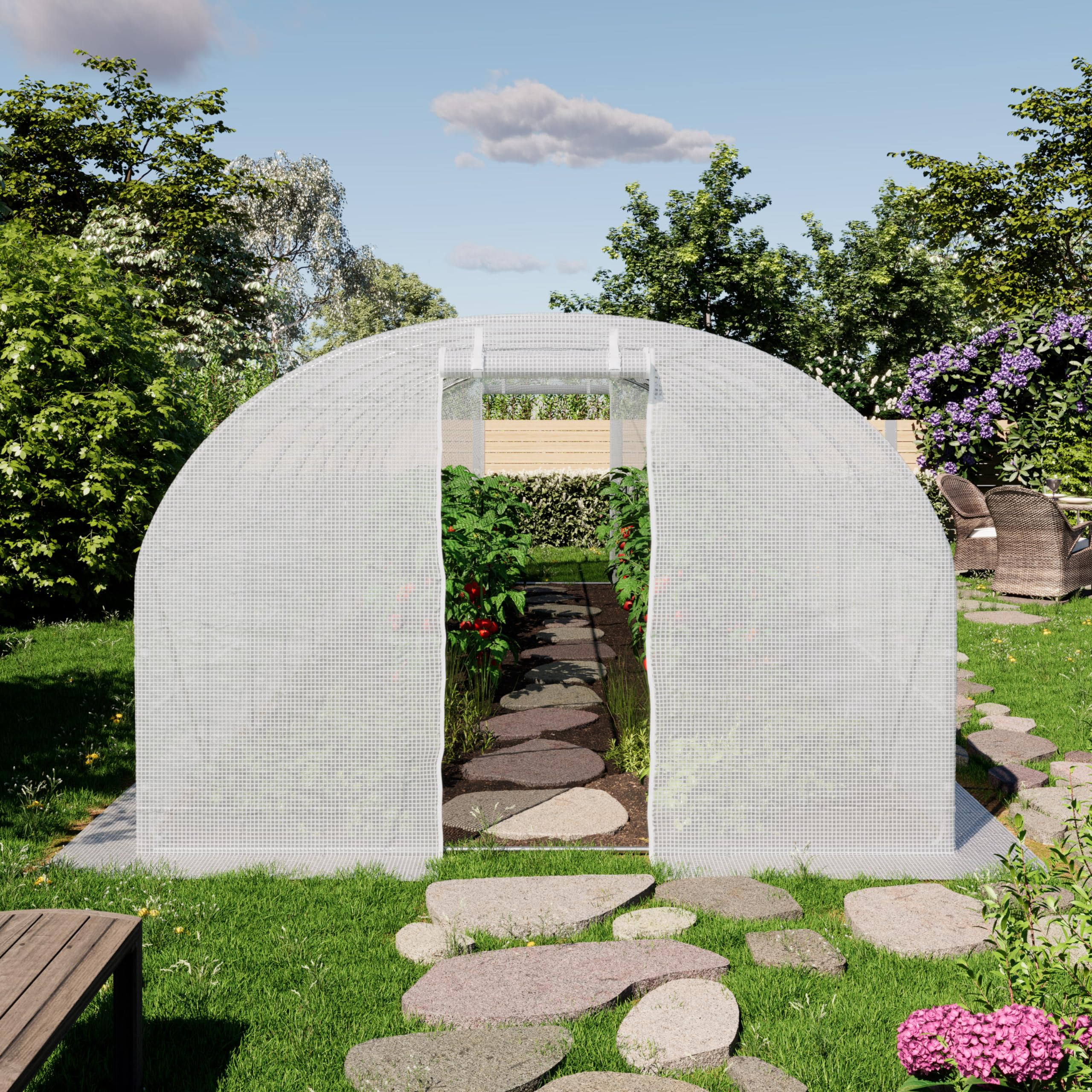 Bâche Plastique Pour Grande Serre Tunnel Verve Kitchen Garden 120 X 80