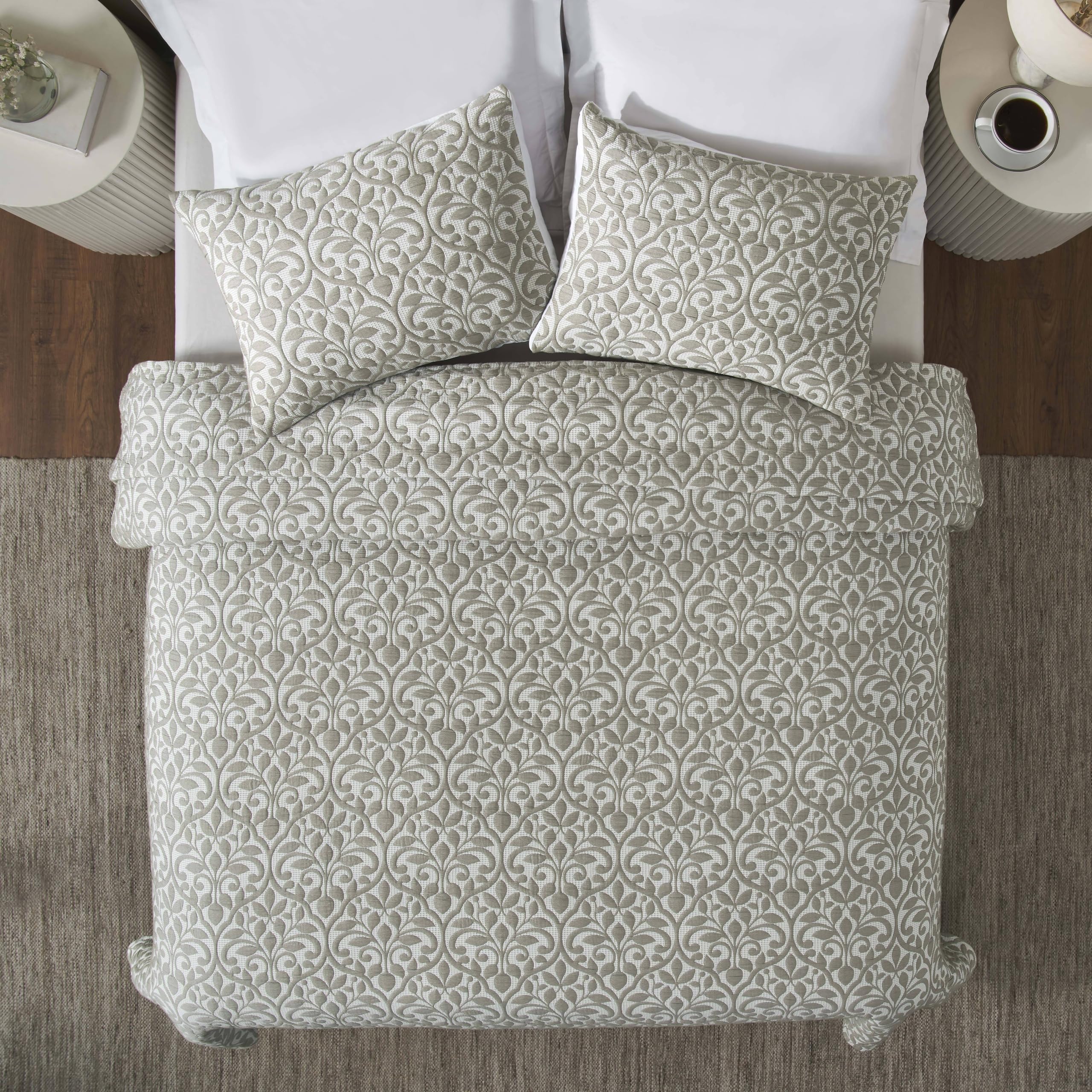 Superior Copriletto in misto cotone, decorazione per la casa, copriletto decorativo, camera da letto master/camera degli ospiti, coperta di peso medio, copriletto in matelasse, elementi essenziali per