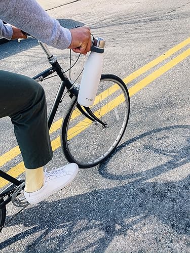 Miniatura 2 de S'well Botella de agua original, piedra lunar, 16.9fl oz. Botella de bebidas aislada al vacío que mantiene las bebidas frías y calientes, botella de