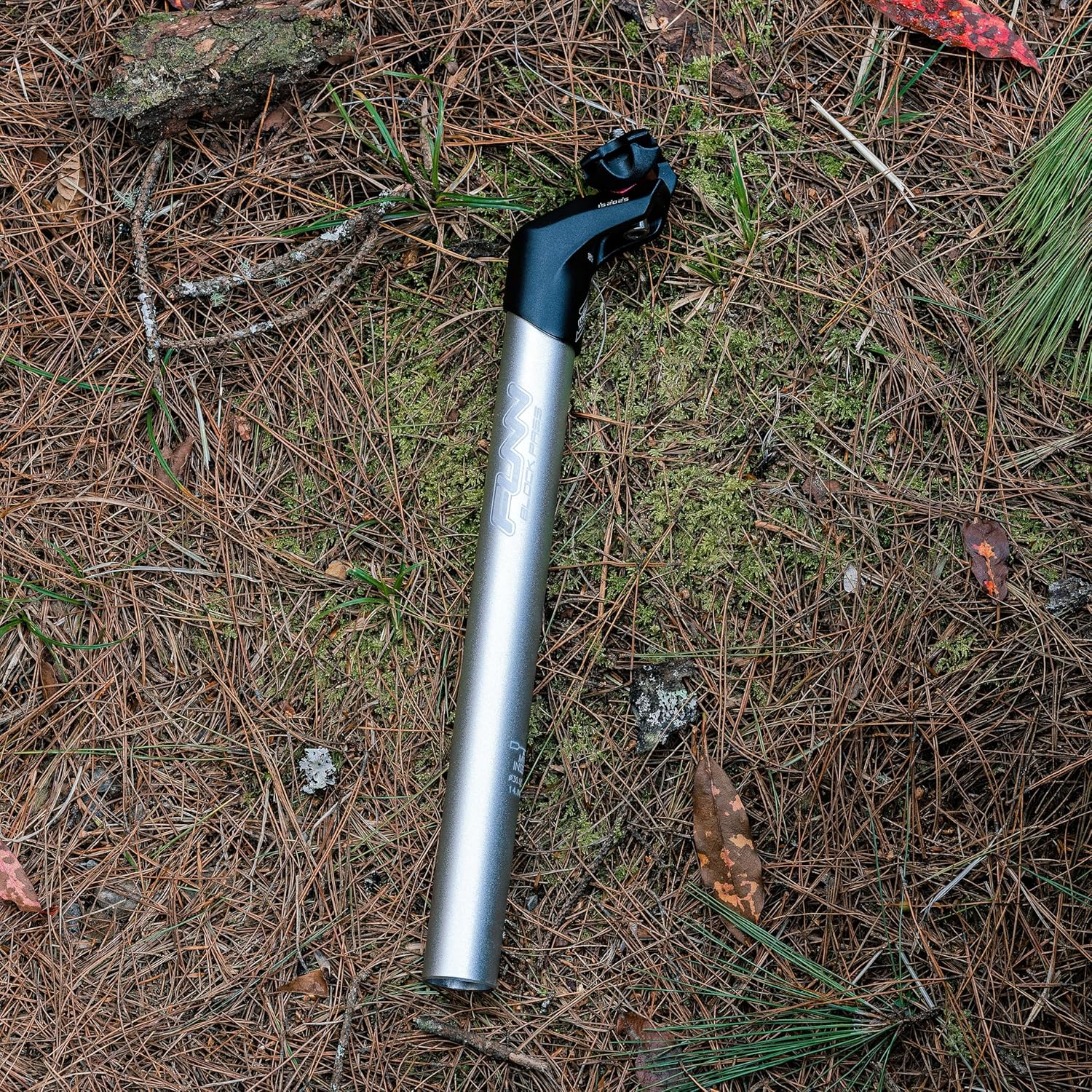 Funn Block Pass Offset Adjustable Bike Seat Post, Length 350mm, Diameter 30.9mm / 31.6mm, Aluminum Alloy AL6061, 2D Forged