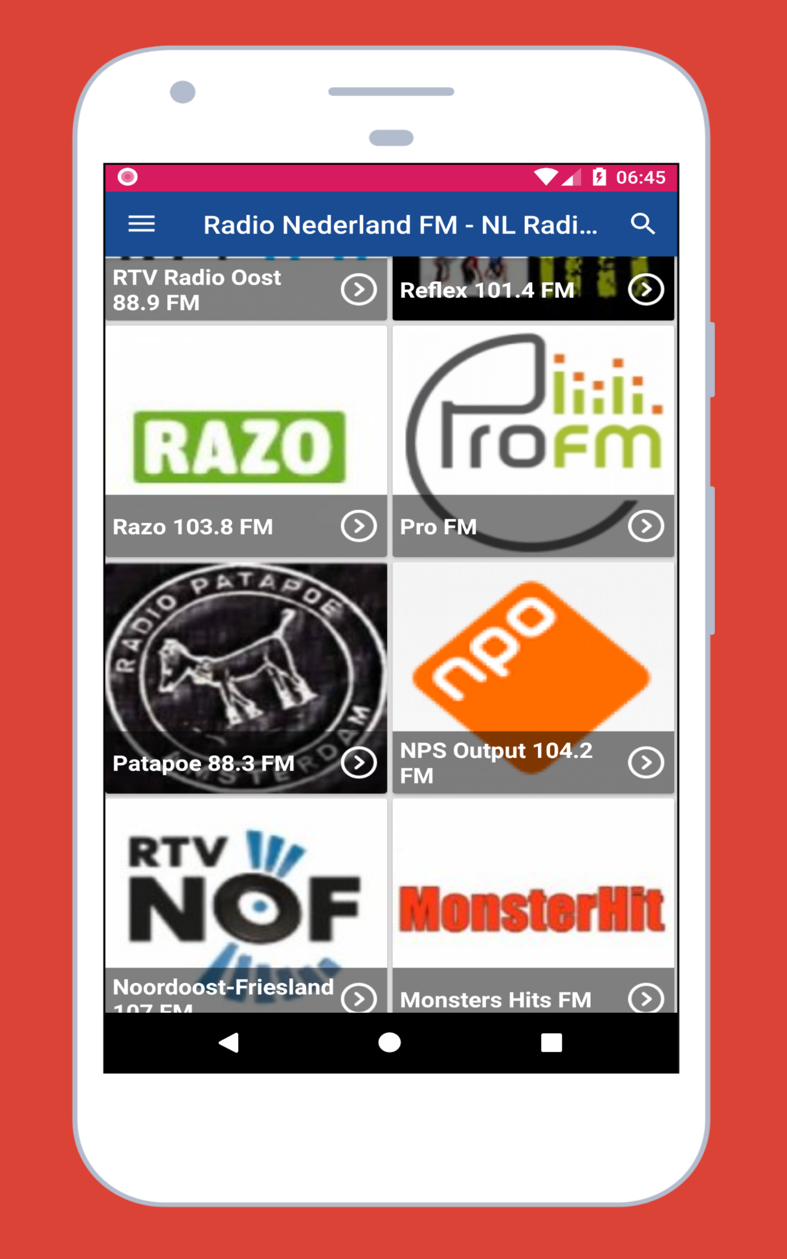 Radio Netherlands Radio Netherlands FM Radio NL to Listen to for Free on Telephone and Tablet