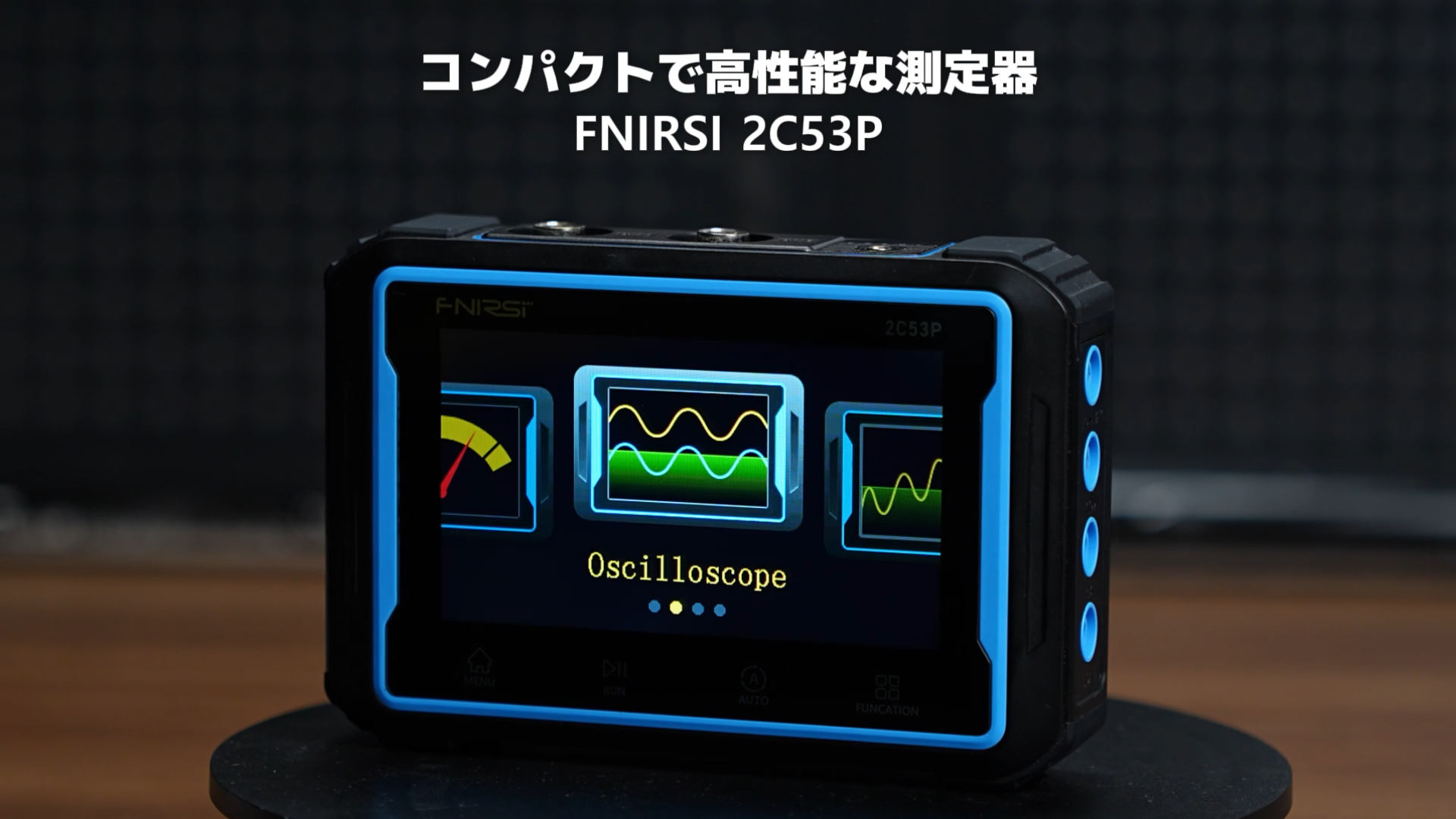Amazon | FNIRSI 2C53P オシロスコープ 2ch タッチスクリーン式 50MHZ