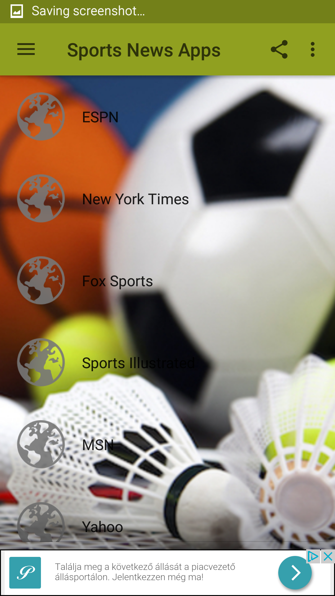Sports News Apps App on Amazon Appstore