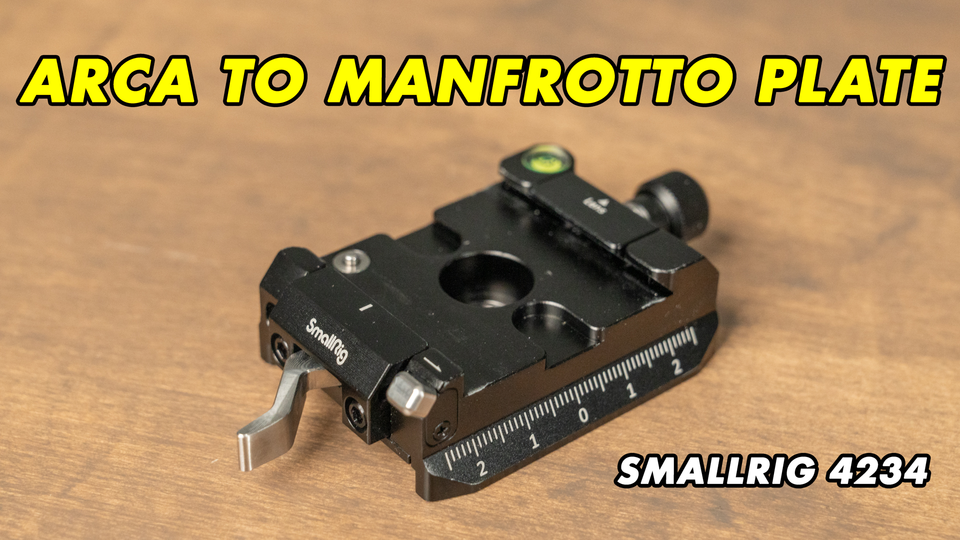 Watch Smallrig 4234 Arca to Manfrotto Quick Release Adapter on