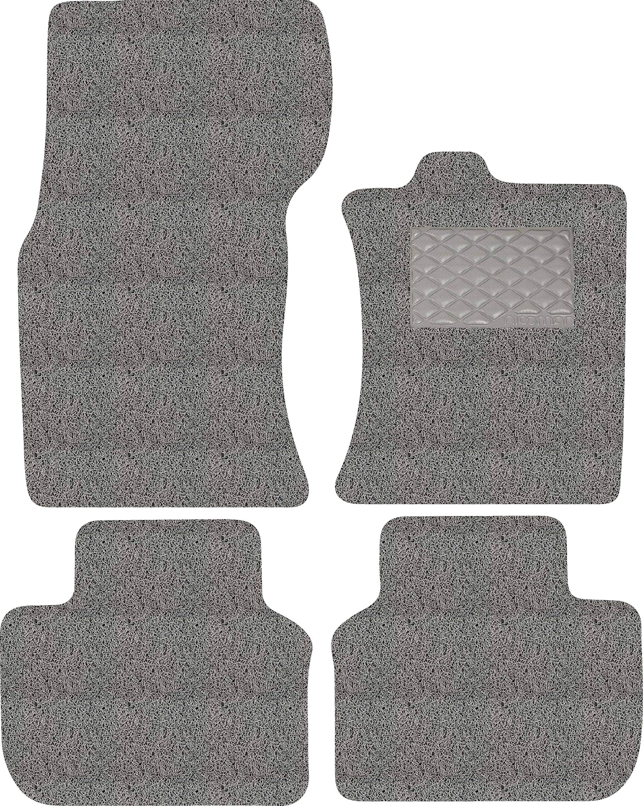 Nicoman Spaghetti All-Weather Fully Tailored Car mats Fit【2016-2019 XF Saloon/Estate X260 】(Full Set 4-Piece,Grey)