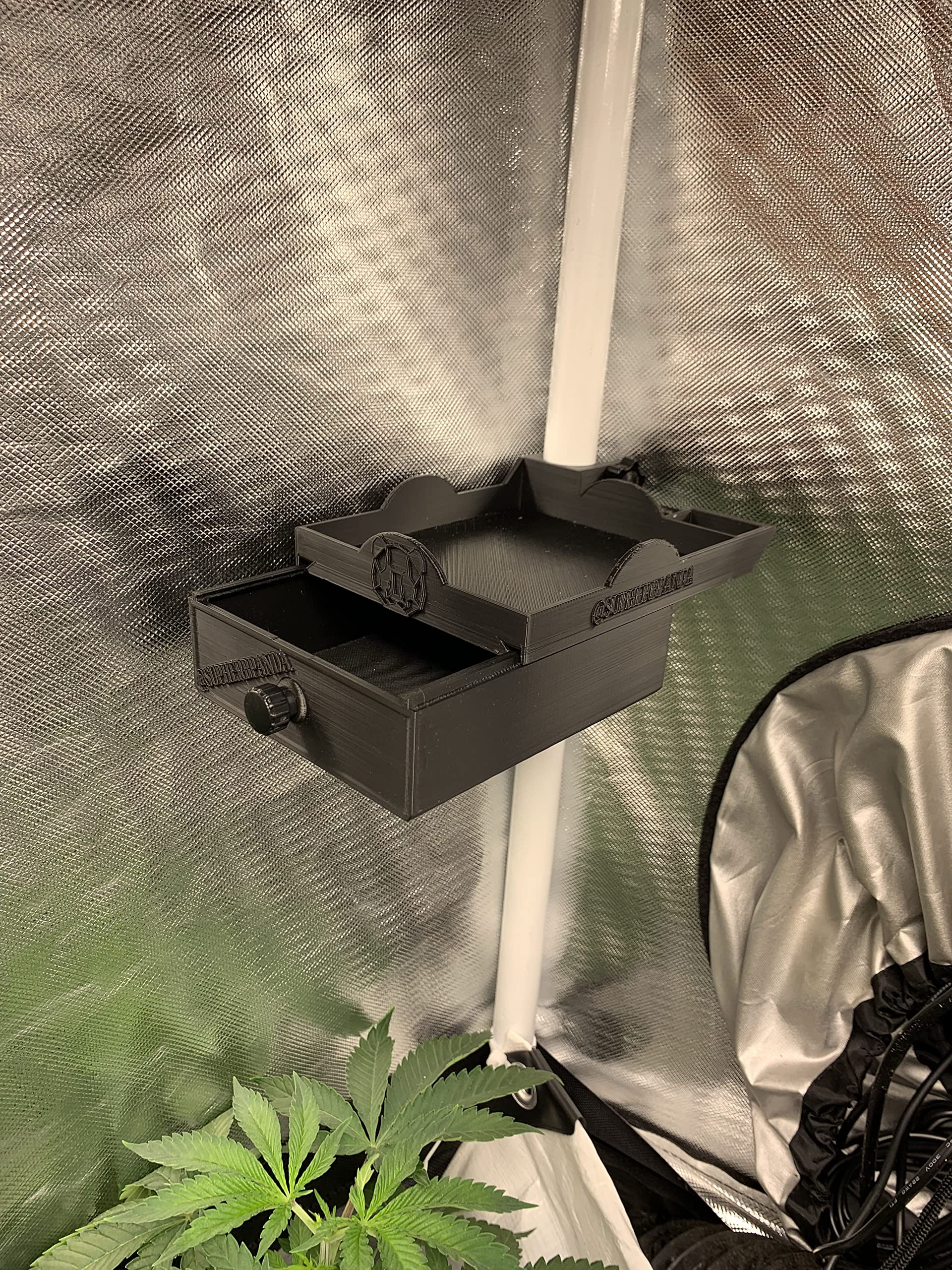 Supherb Pole Shelf | Grow Tent Pole Shelf | Pole Shelf | Grow Tent Table | Plant Shelf (19mm Without drawer)