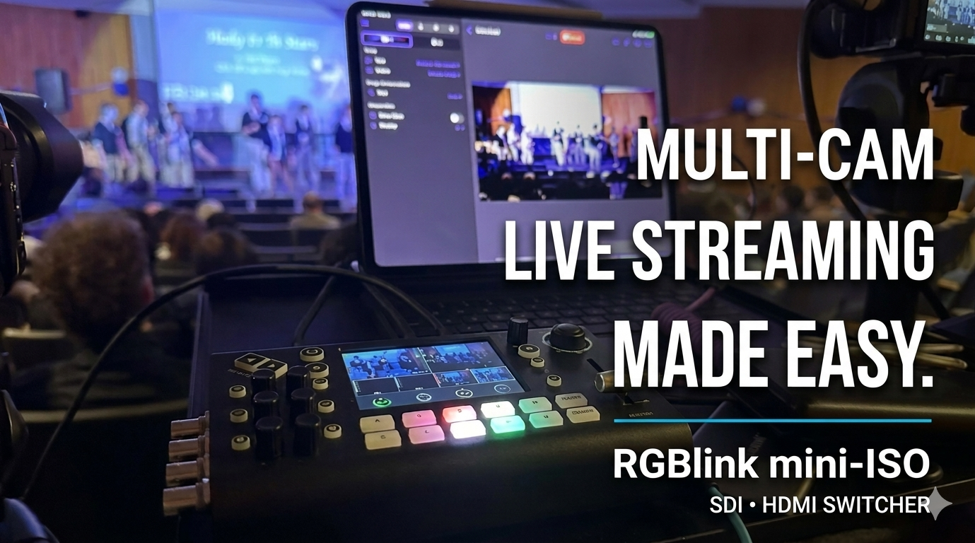 Amazon.com: RGBlink mini-ISO Video Switcher for Live Streaming, 10