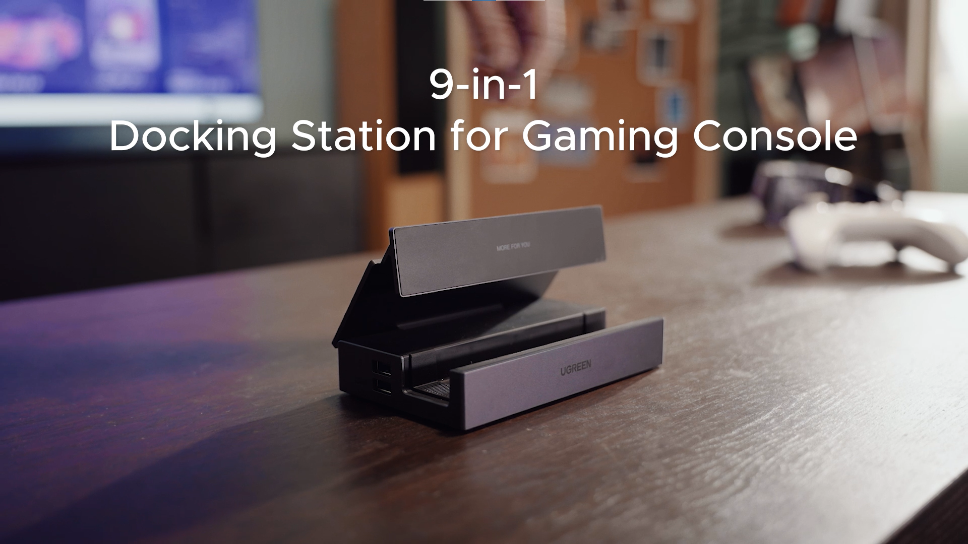 UGREEN Steam Deck Dock, 9-in-1 USB C Docking Station, Adjustable