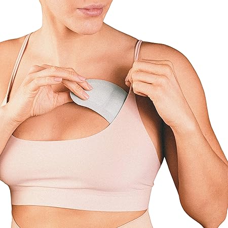 Amazon Com Opal Cool Gal Pals Breeze Cool Pack Therapy Set Of 4 Refrigerated Bra Inserts Health Personal Care