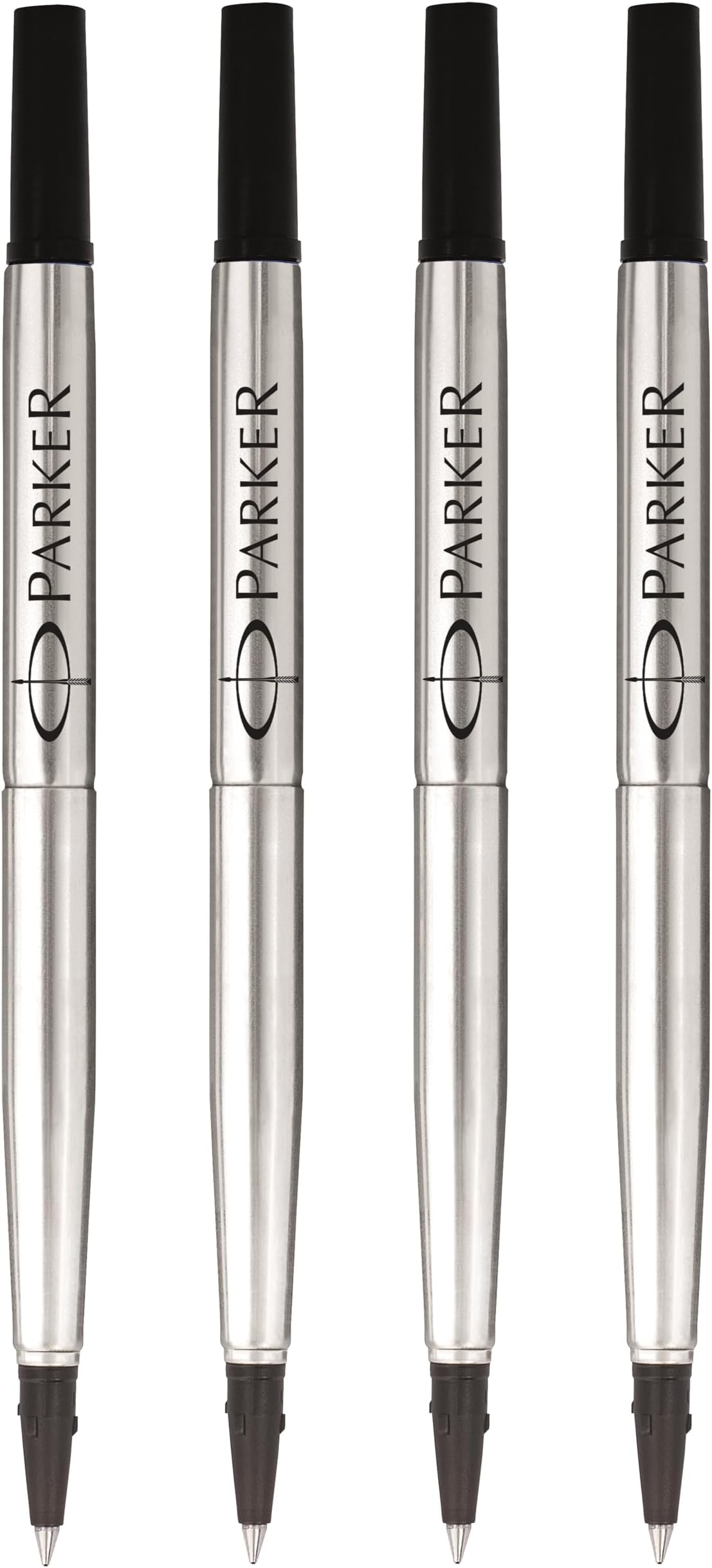 Rollerball Pen Quink Ink Refills - 0.5mm Fine Point - Black Ink – Pack of 4