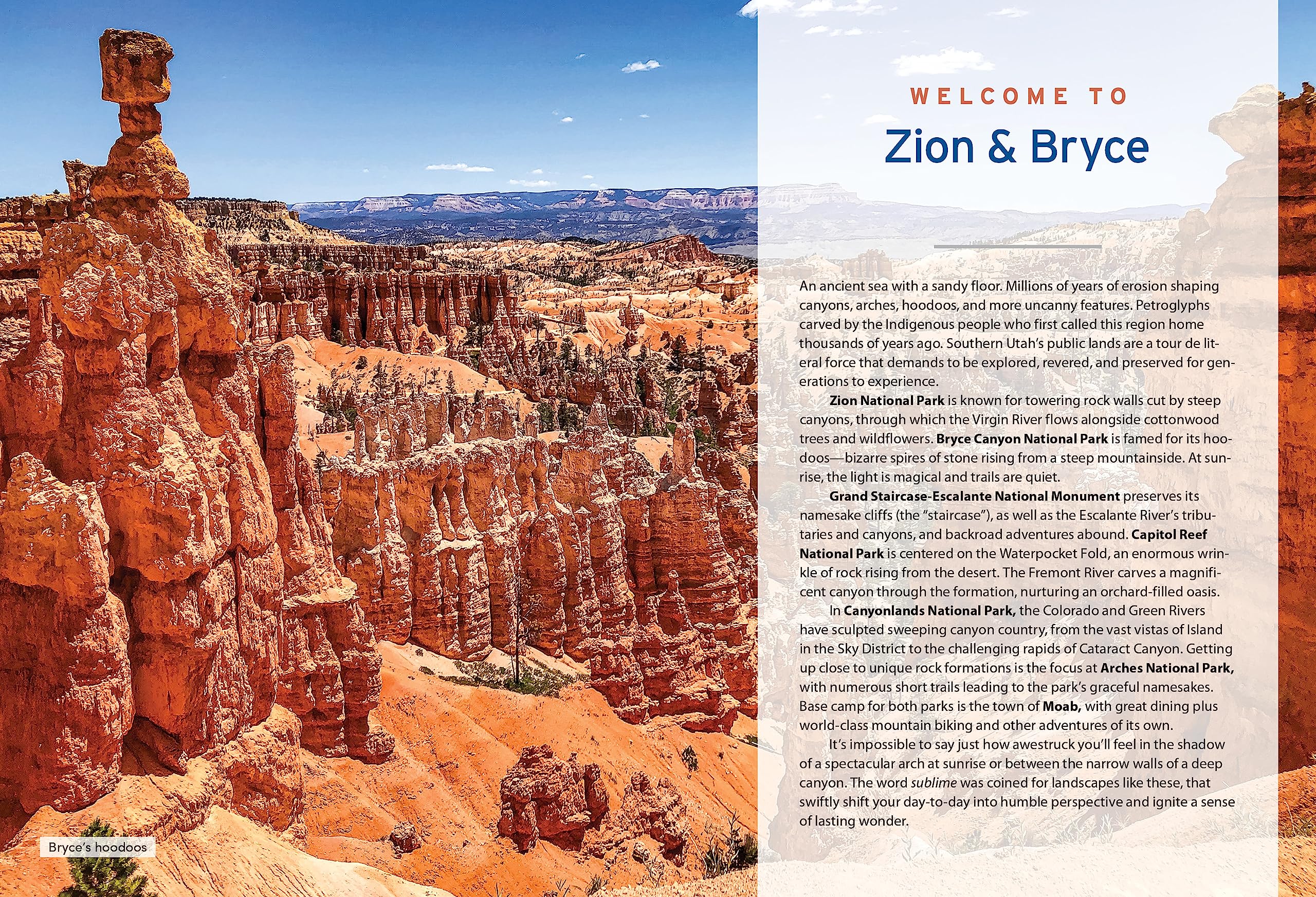 Moon Zion & Bryce: With Arches, Canyonlands, Capitol Reef, Grand Staircase-Escalante & Moab: Hiking & Biking, Stargazing, Scenic Drives (Moon National Parks Travel Guide)