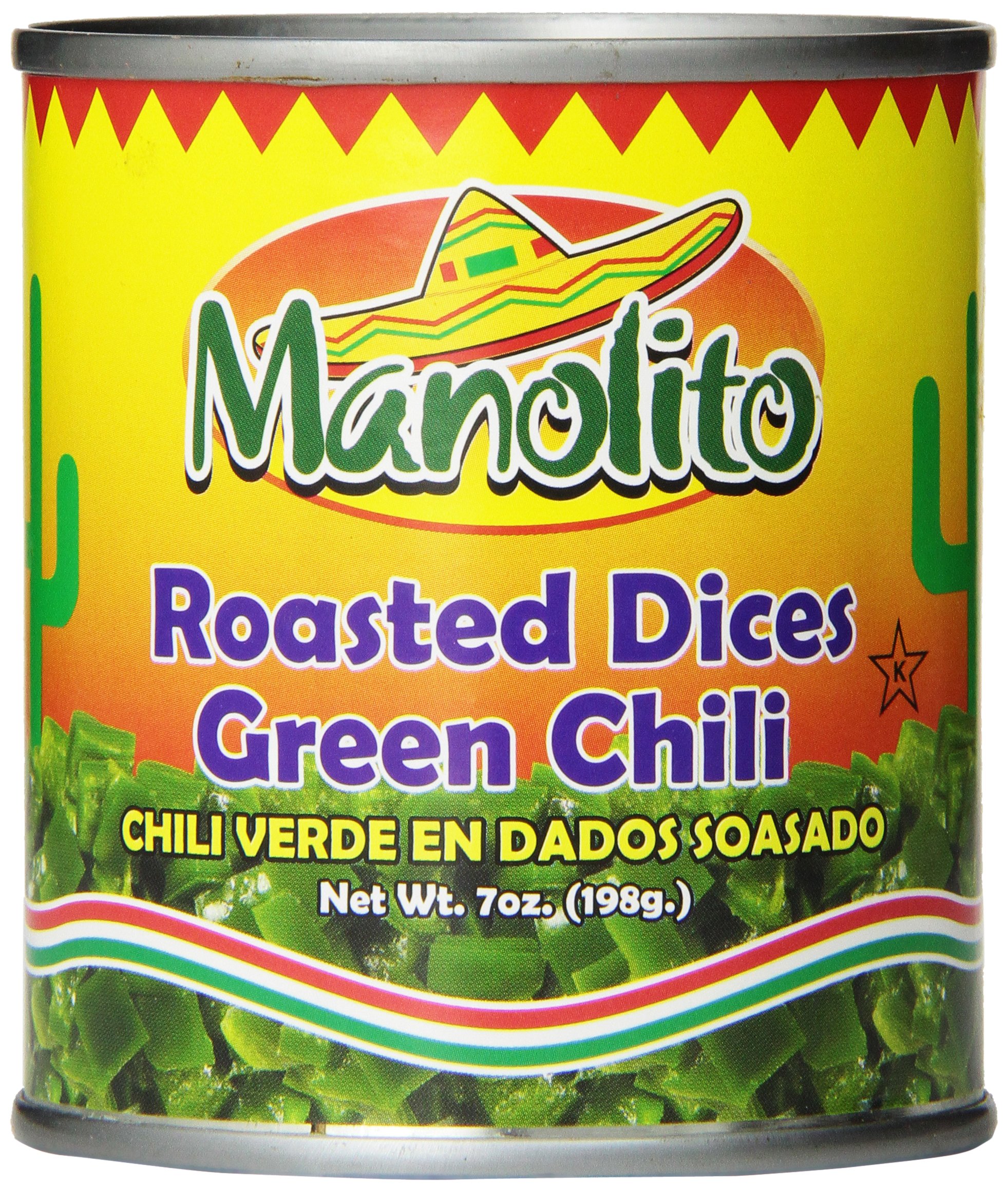 Mama Fresca Diced Roasted Green Chili, 7-Ounce (Pack of 24)
