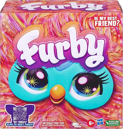 Miniatura 9 de Furby Tie Dye, 15 accesorios de moda, juguetes de peluche interactivos para niñas y niños de 6 años en adelante, animatronic activado por voz